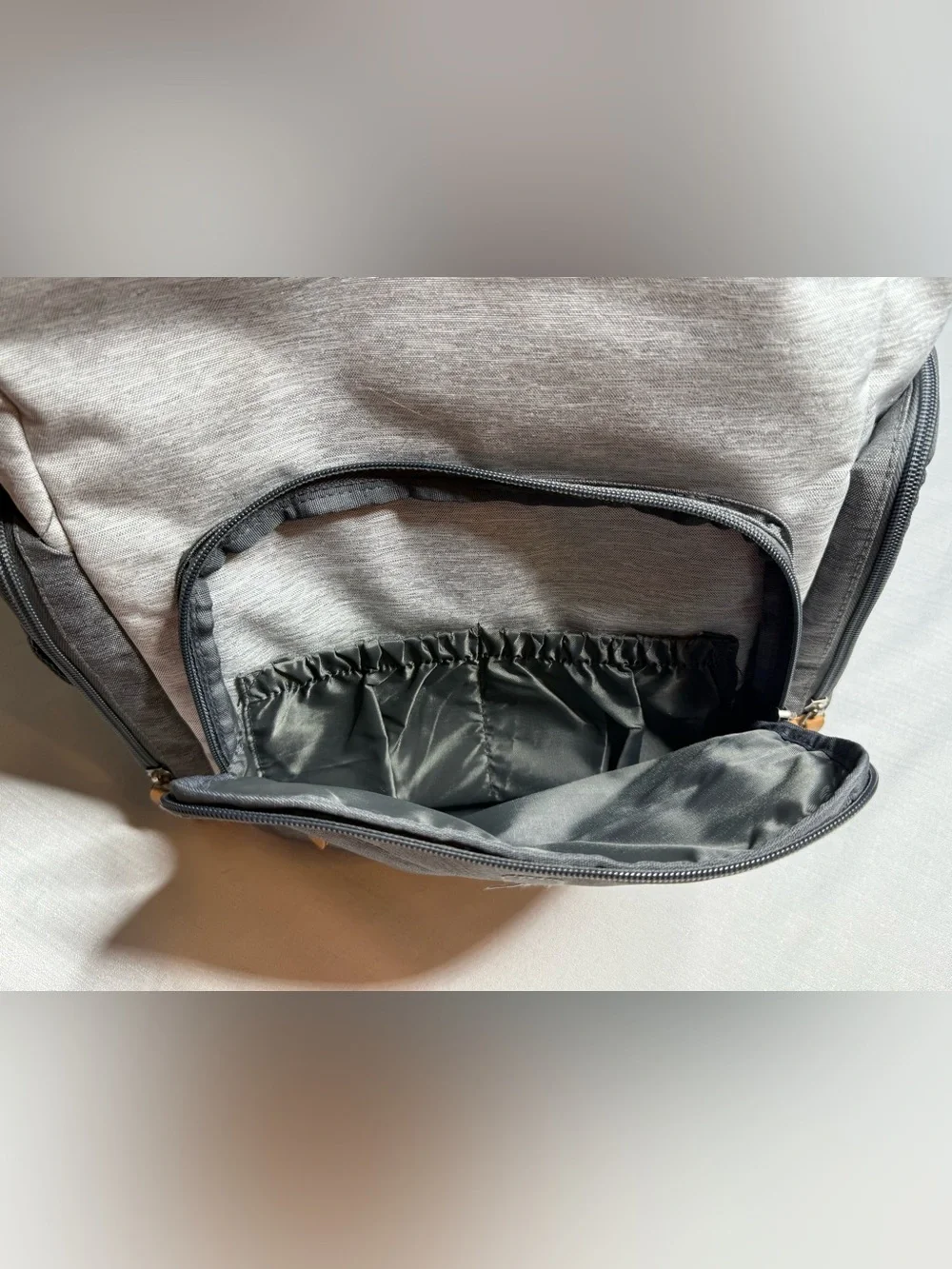 Eddie Bauer Legend Back Pack Diaper Bag - First Adventures Gray NWOT